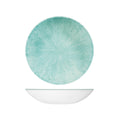 Churchill STUDIO PRINTS STONE ROUND COUPE BOWL-182mm Ø | 426ml  AQUAMARINE (x12)