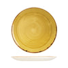 Churchill STONECAST ROUND COUPE PLATE-288mm Ø  MUSTARD (x12)