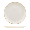 Churchill STONECAST ROUND COUPE PLATE-165mm Ø  BARLEY WHITE (x12)