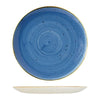 Churchill STONECAST ROUND COUPE PLATE-217mm Ø  CORNFLOWER BLUE (x12)