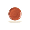 Churchill STONECAST ROUND COUPE PLATE-165mm Ø  SPICED ORANGE (x12)