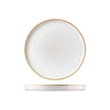 Churchill STONECAST ROUND WALLED PLATE-260mm Ø  BARLEY WHITE (x6)