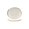 Churchill STONECAST OVAL COUPE PLATE-192mm  BARLEY WHITE (x12)