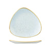 Churchill STONECAST TRIANGULAR PLATE-260mm  DUCK EGG (x12)