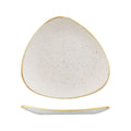 Churchill STONECAST TRIANGULAR PLATE-192mm BARLEY WHITE (x12)