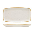 Churchill STONECAST OBLONG PLATE-295x150mm  BARLEY WHITE (x12)