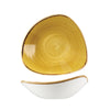 Churchill STONECAST TRIANGULAR BOWL-230mm | 600ml MUSTARD (x12)