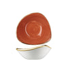 Churchill STONECAST TRIANGULAR BOWL-185mm | 370ml SPICED ORANGE (x12)