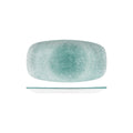 Churchill STUDIO PRINTS RAKU OBLONG CHEFS PLATE-298x153mm JADE GREEN (x12)