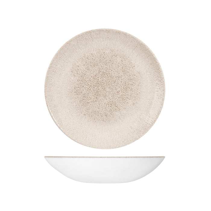 Churchill STUDIO PRINTS RAKU ROUND COUPE BOWL-182mm Ø | 426ml  AGATE GREY (x12)