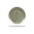 Churchill PATINA ROUND COUPE PLATE-217mm Ø BURNISHED GREEN (x12)