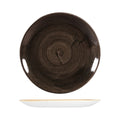 Churchill PATINA ROUND COUPE PLATE-288mm Ø IRON BLACK (x12)
