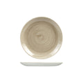 Churchill PATINA ROUND COUPE PLATE-217mm Ø TAUPE (x12)