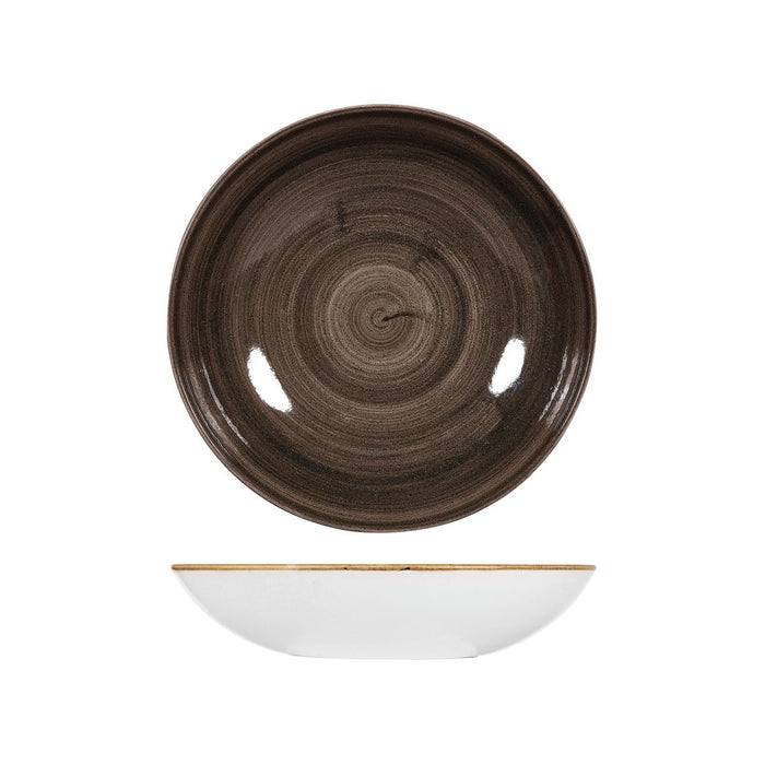 Churchill PATINA ROUND COUPE BOWL-248mm Ø | 1136ml  IRON BLACK (x12)