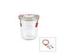 Weck COMPLETE GLASS JARS W/LID/SEAL 140ml 60x70mm (761) EA