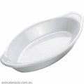 Vitroceram OVAL GRATIN DISH-220x105x/225ml WHITE "VITROCERAM"-Auscaterquip