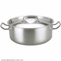 Chef Inox CASSEROLE-18/10 12.0lt 320x150mm w/LID ELITE