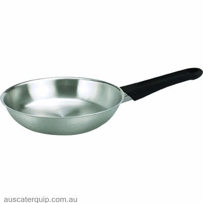 Chef Inox FRYPAN-S/S 240x50mm W/LID BAKELITE HDL CLUB-Auscaterquip
