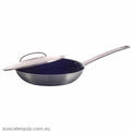 Chef Inox FRYPAN-225x50mm w/LID NON-STICK 'STUDIO'-Auscaterquip