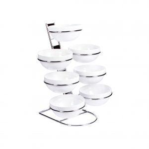 APS CASCADE BOWL STAND- incl 7 x 230mm BOWLS APS83702 EA