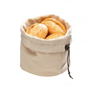 APS CANVAS COTTON BAG WITH CORD BEIGE 200 x 235mm EA