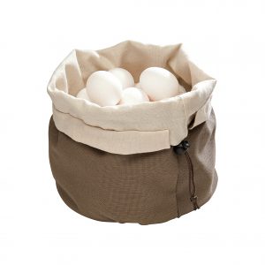 APS CANVAS COTTON BAG WITH CORD GREY 200 x 235mm EA