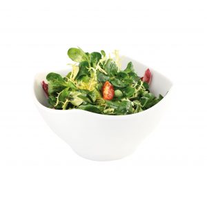 APS SERVING BOWL- 210x210x110mm  WHITE MELAMINE "ZEN" EA
