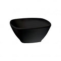 APS SQUARE DISH-175x175x70mm BLACK MELAMINE "ZEN" EA