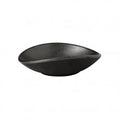 APS OVAL BOWL- 111x110x30mm BLACK MELAMINE "ZEN" EA