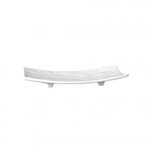 APS SUSHI PLATE RECTANGULAR 220x120mm WHITE MELAMINE "ZEN" EA