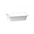 APS GASTRONORM PAN-MELAMINE WHITE 2/4 SIZE 65mm EA