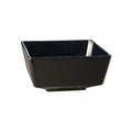APS SQUARE DISH- 190x190x95mm BLACK MELAMINE"FLOAT" EA