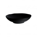 APS SALAD BOWL- ROUND 310x85mm BLACK MELAMINE "ZEN" EA