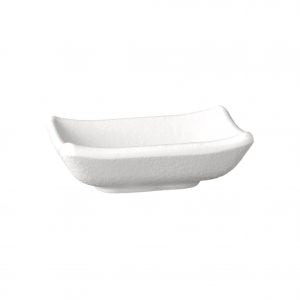 APS SAUCE DISH- 90x70mm WHITE MELAMINE "ZEN" EA