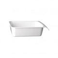 APS RECTANGULAR DISH 285x250x75mm WHITE MELAMINE "CASCADE" EA