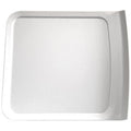 APS SQUARE TRAY 250x280mm WHITE MELAMINE "CASCADE" EA