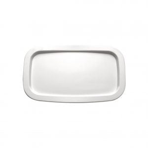 APS GN TRAY- 1/4 SIZE 265x162mm WHITEMELAMINE "BASKET" EA
