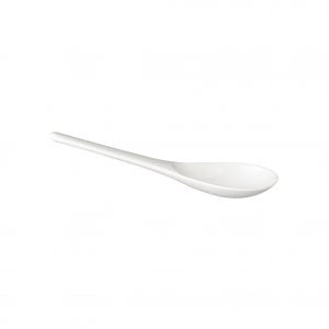 APS SERVING SPOON 240mm  WHITE MELAMINE EA