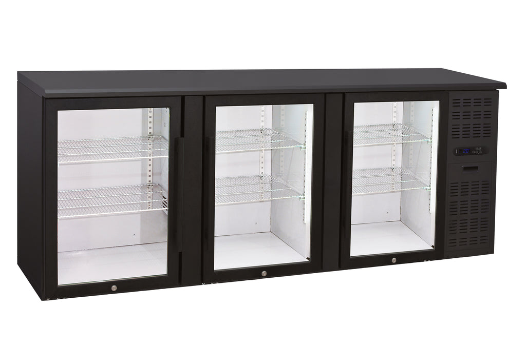 ANVIL 3 DOOR, GLASS, BACK BAR BBZ0300