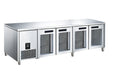 GLACIAN 4 DOOR SLIMLINE 660 DEEP GLASS CHILLER BCG62350