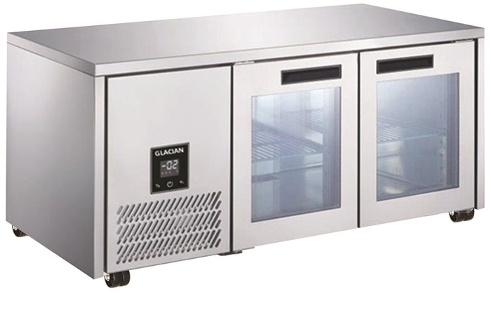 GLACIAN 2 DOOR 760 DEEP GLASS CHILLER BCG71815