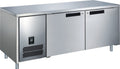 GLACIAN 2 DOOR SLIMLINE 660 DEEP STEEL CHILLER BCS61420