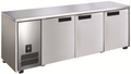 GLACIAN 3 DOOR SLIMLINE 660 DEEP STEEL CHILLER BCS61885