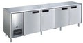 GLACIAN 4 DOOR SLIMLINE 660 DEEP STEEL FREEZER BFS62350