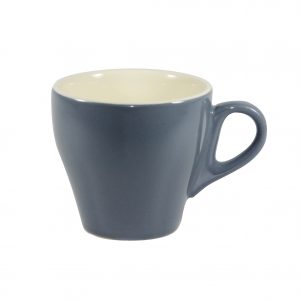 Brew -STEEL BLUE/WHITE LONG BLACK CUP 220ml (Set of 6)