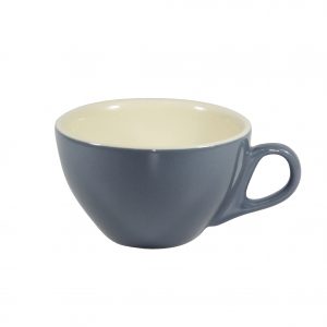 Brew -STEEL BLUE/WHITE CAPPUCCINO CUP 220ml (Set of 6)
