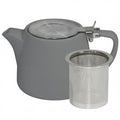 Brew -FRENCH GREY STACKABLE TEAPOT 600ml SS INFUSER/LID EA