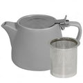 Brew -SILVER ICE STACKABLE MATT TEAPOT 500ml SS INFUSER [Box of 2]