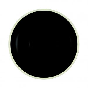 Brew -ONYX/WHITE ESPRESSO SAUCER TO SUIT BW1000 (Set of 6)