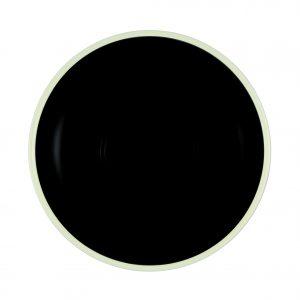 Brew -ONYX/WHITE SAUCER TO SUIT BW1045/24 (Set of 6)